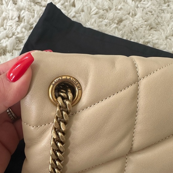 ❌SOLD❌Saint Laurent puff small beige - Picture 4 of 7